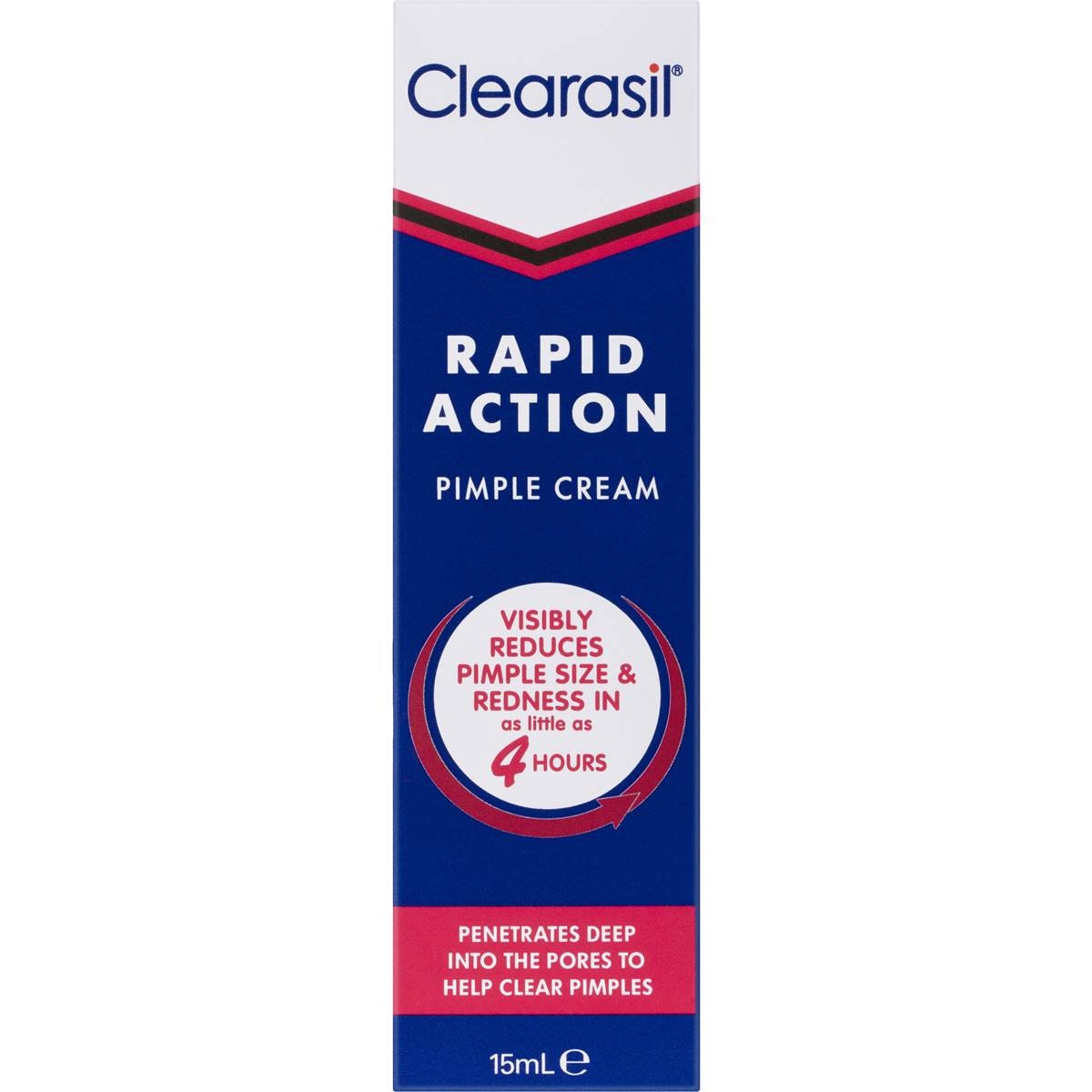 Clearasil Rapid Action Pimple Treatment Cream 15ml Woolworths