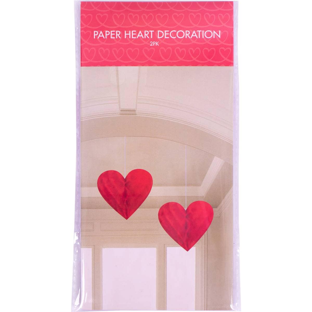 Valentines Day Valentine's Day Paper Heart Decoration