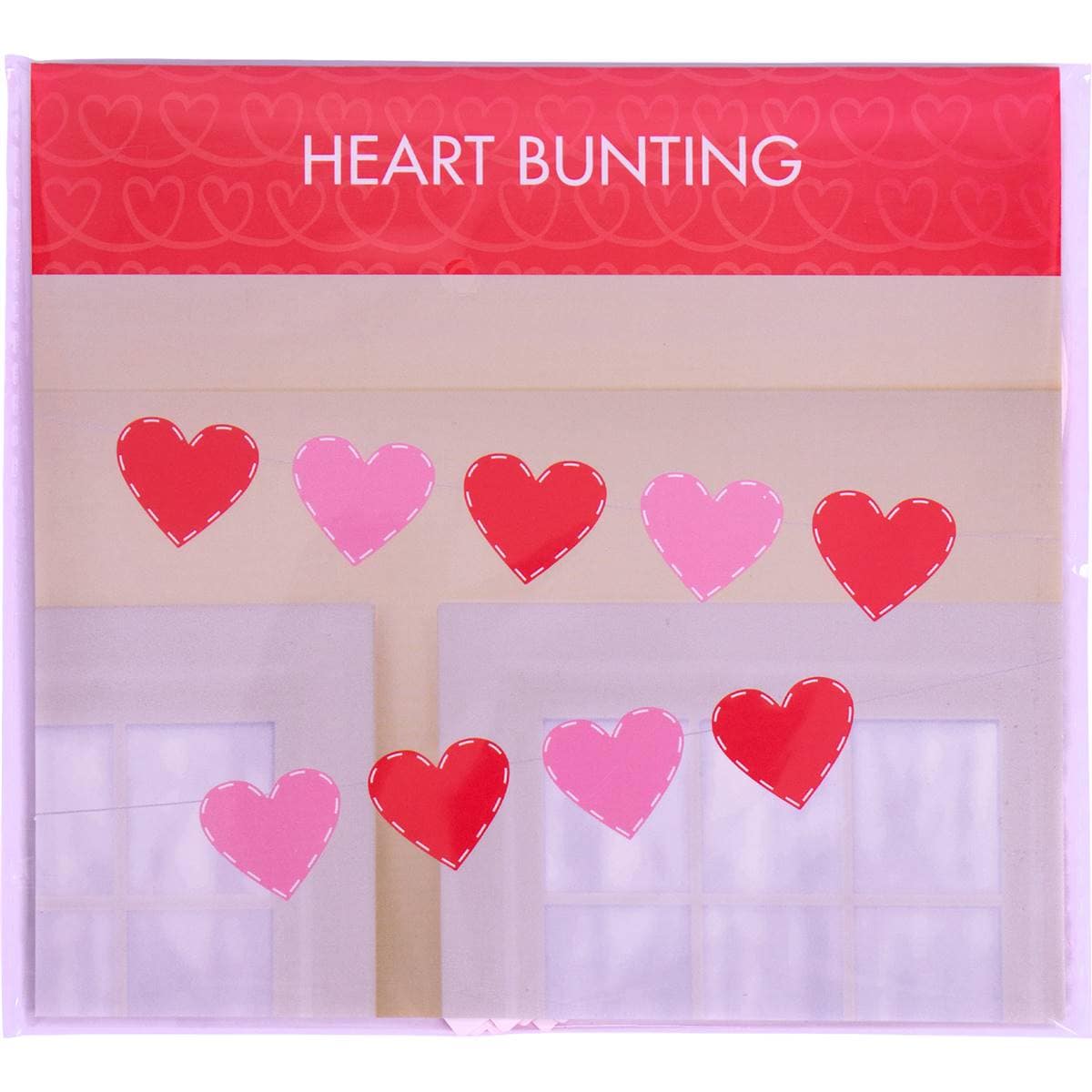 Valentines Day Valentine's Day Heart 1.5m Bunting