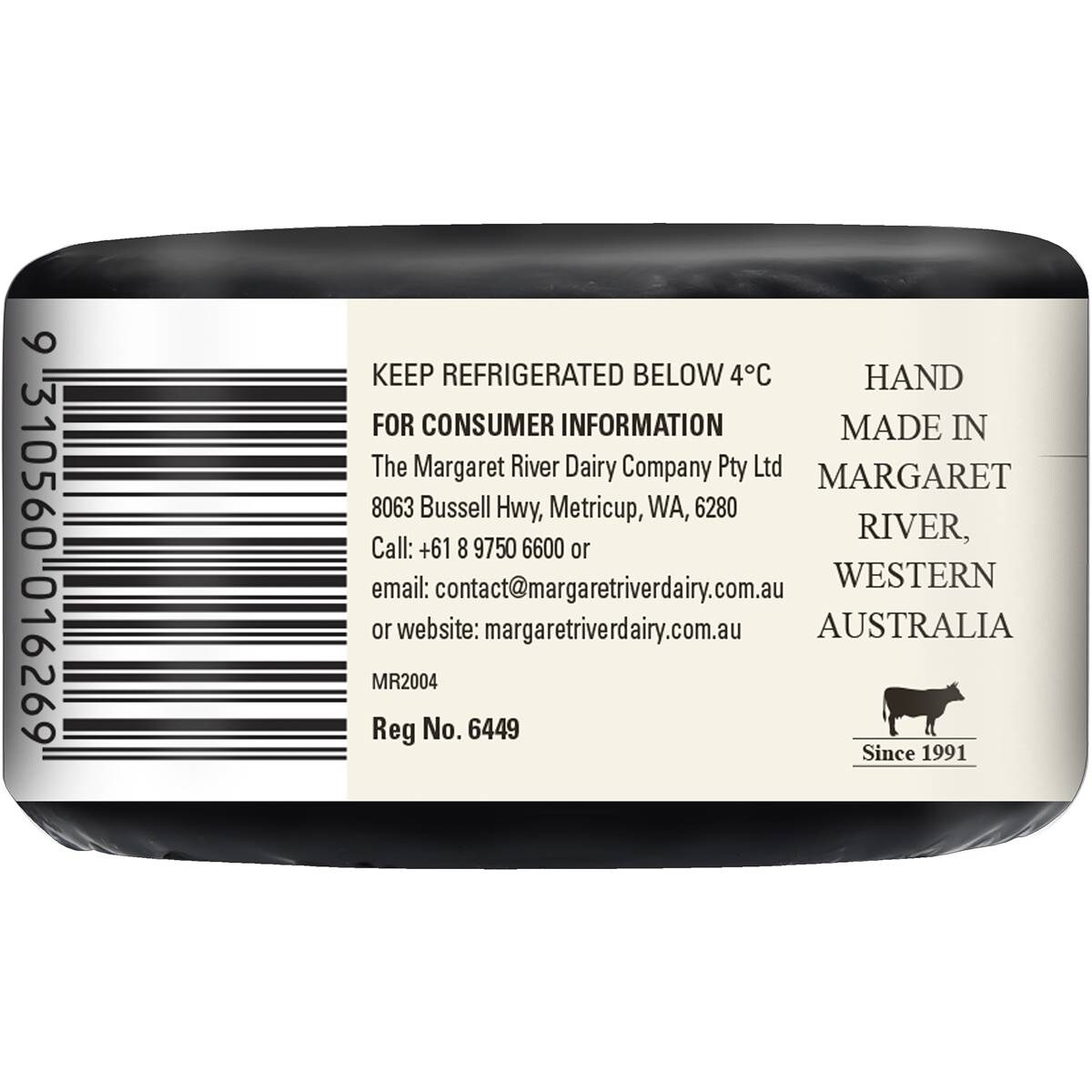 Margaret River Cheddar Original 150g Woolworths