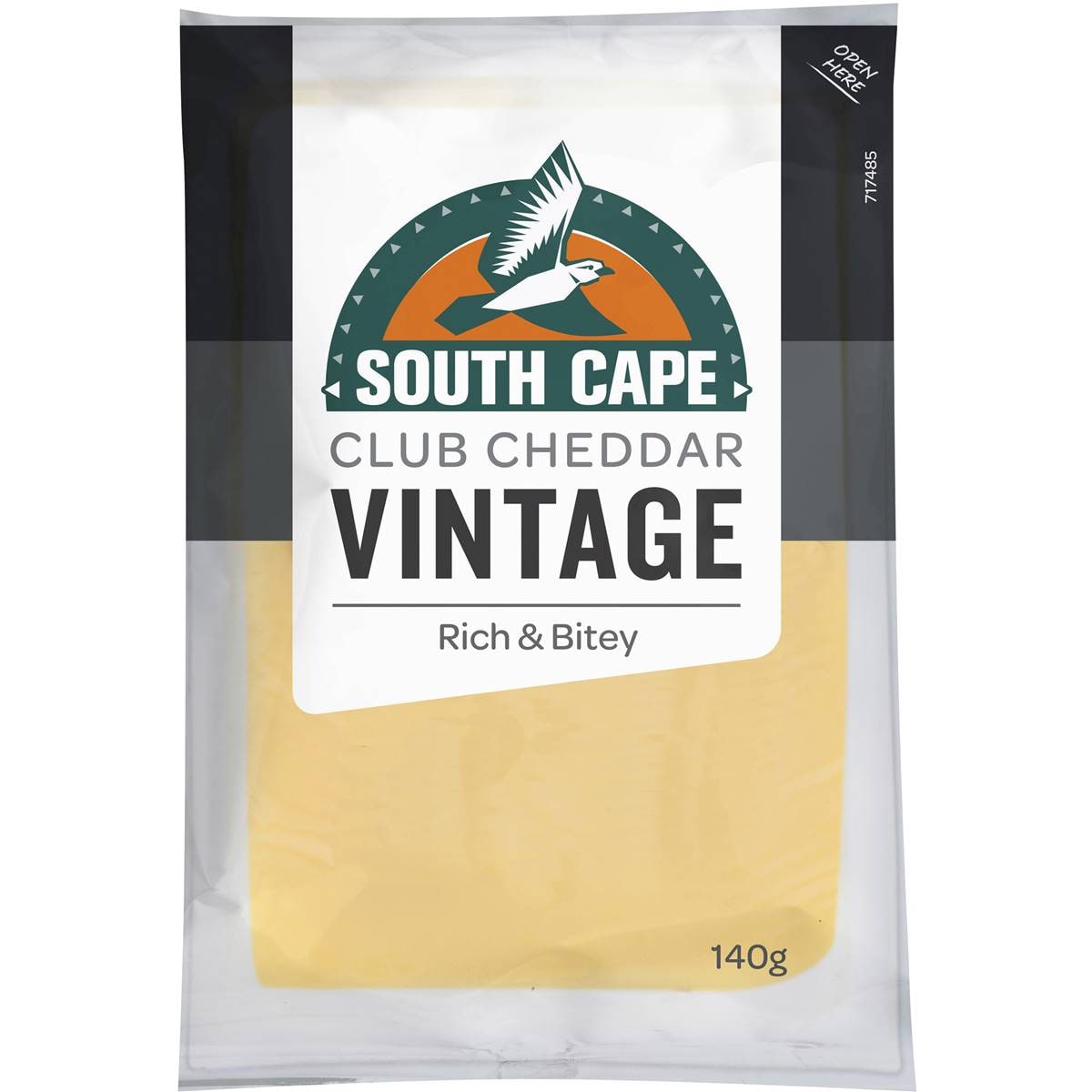 South Cape Club Cheddar Vintage Cheese 140g Woolworths