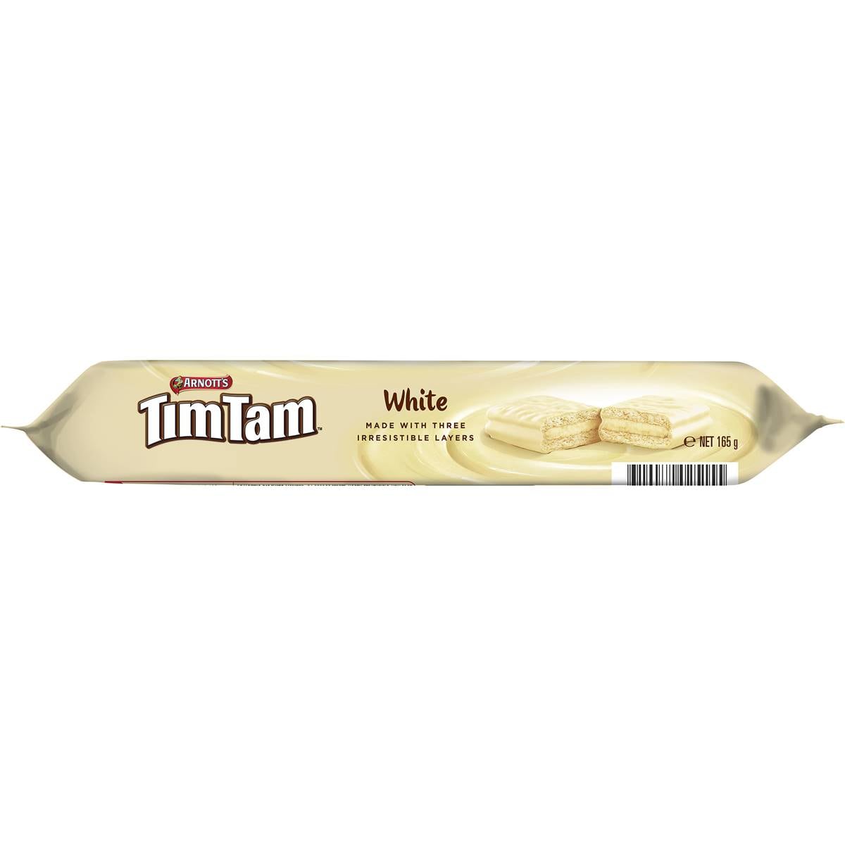 Arnott's Tim Tam White Chocolate Biscuits 165g | Woolworths