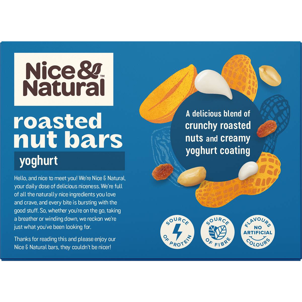 Nice & Natural Nut Bar Yoghurt 6 Pack Woolworths