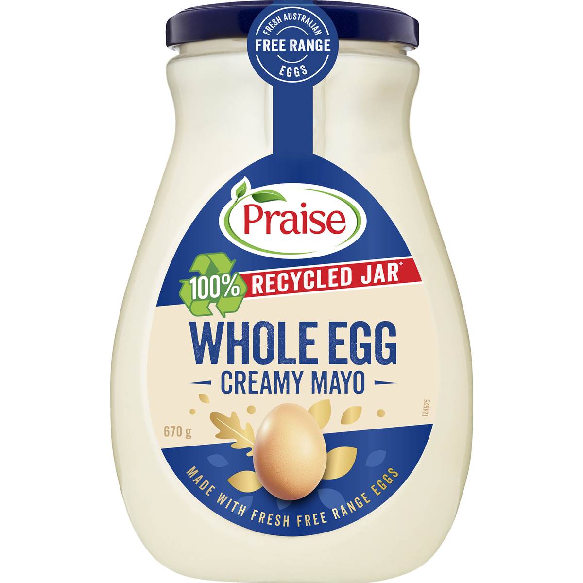 Praise Whole Egg Mayonnaise Whole Egg 670g Woolworths