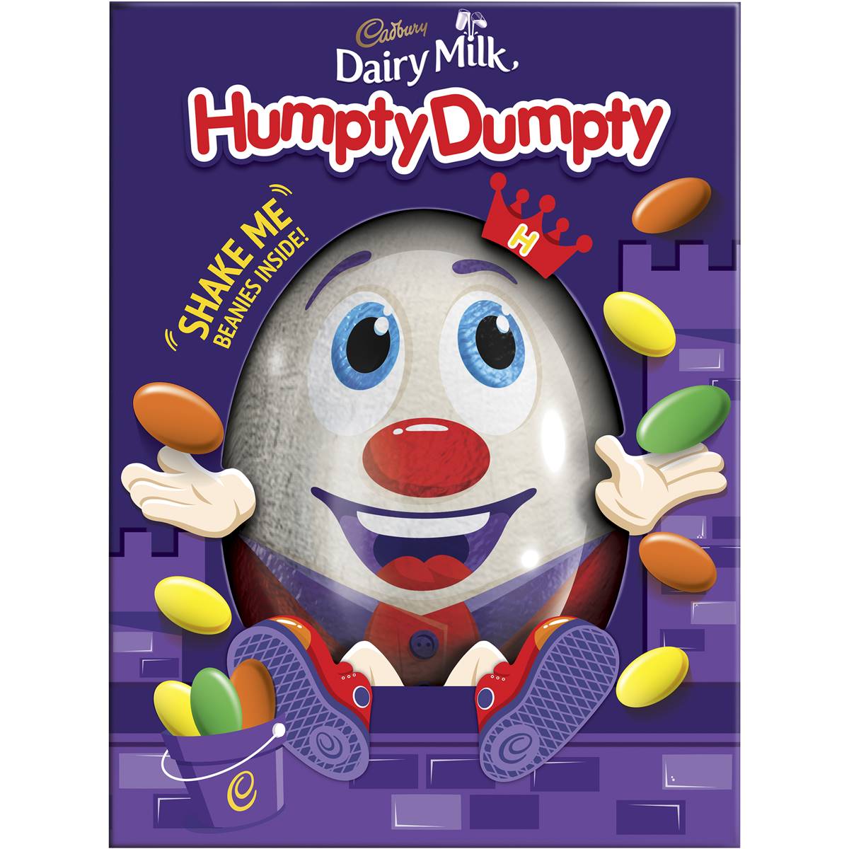 Cadbury Humpty Dumpty Milk Chocolate Egg 130g Woolworths
