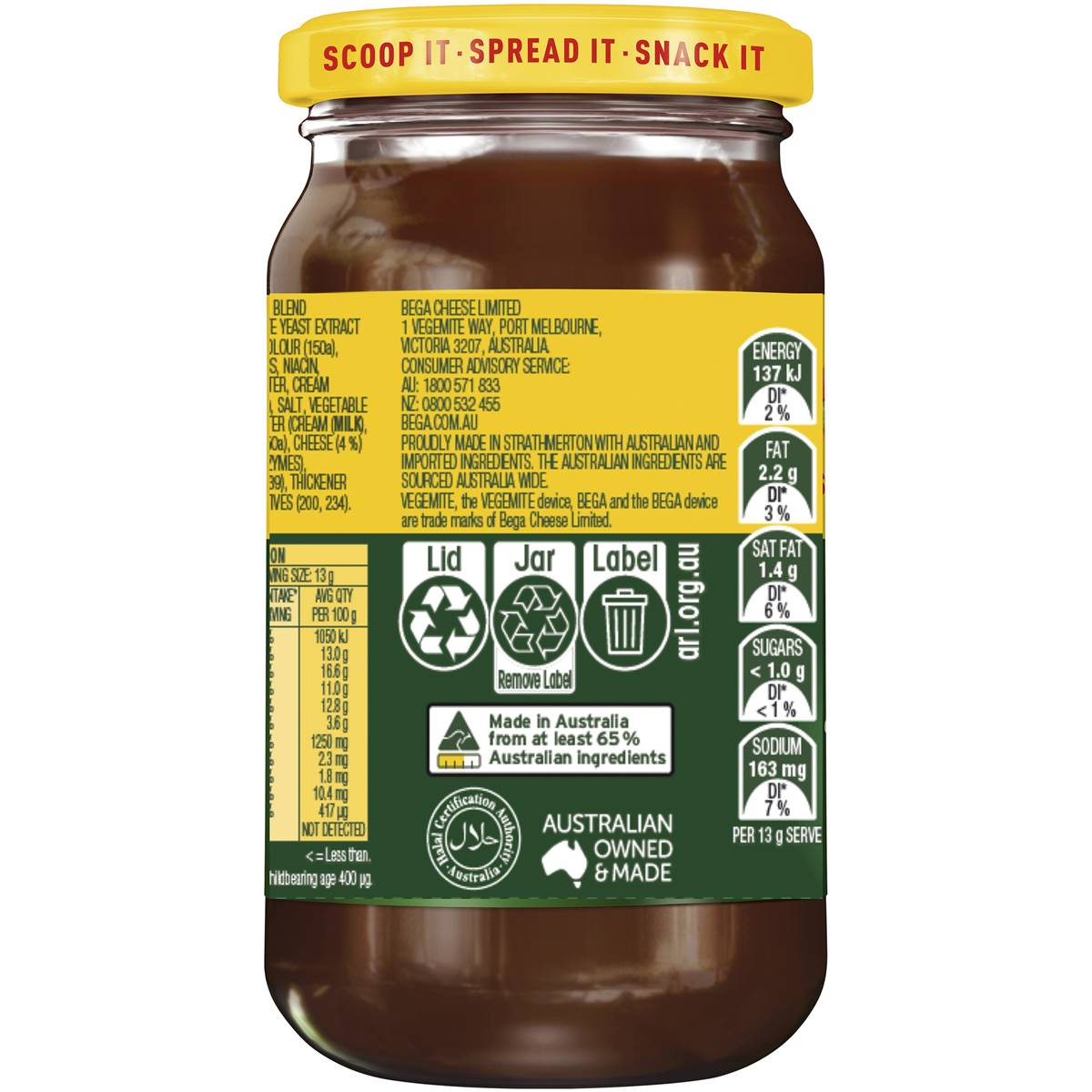 Hasil gambar untuk Kraft Vegemite Cheesy Bites Spread