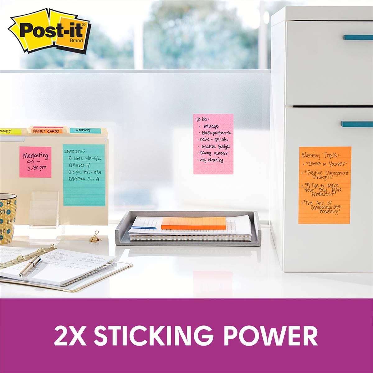 Postit Super Sticky Notes Note 102x148 Each Woolworths