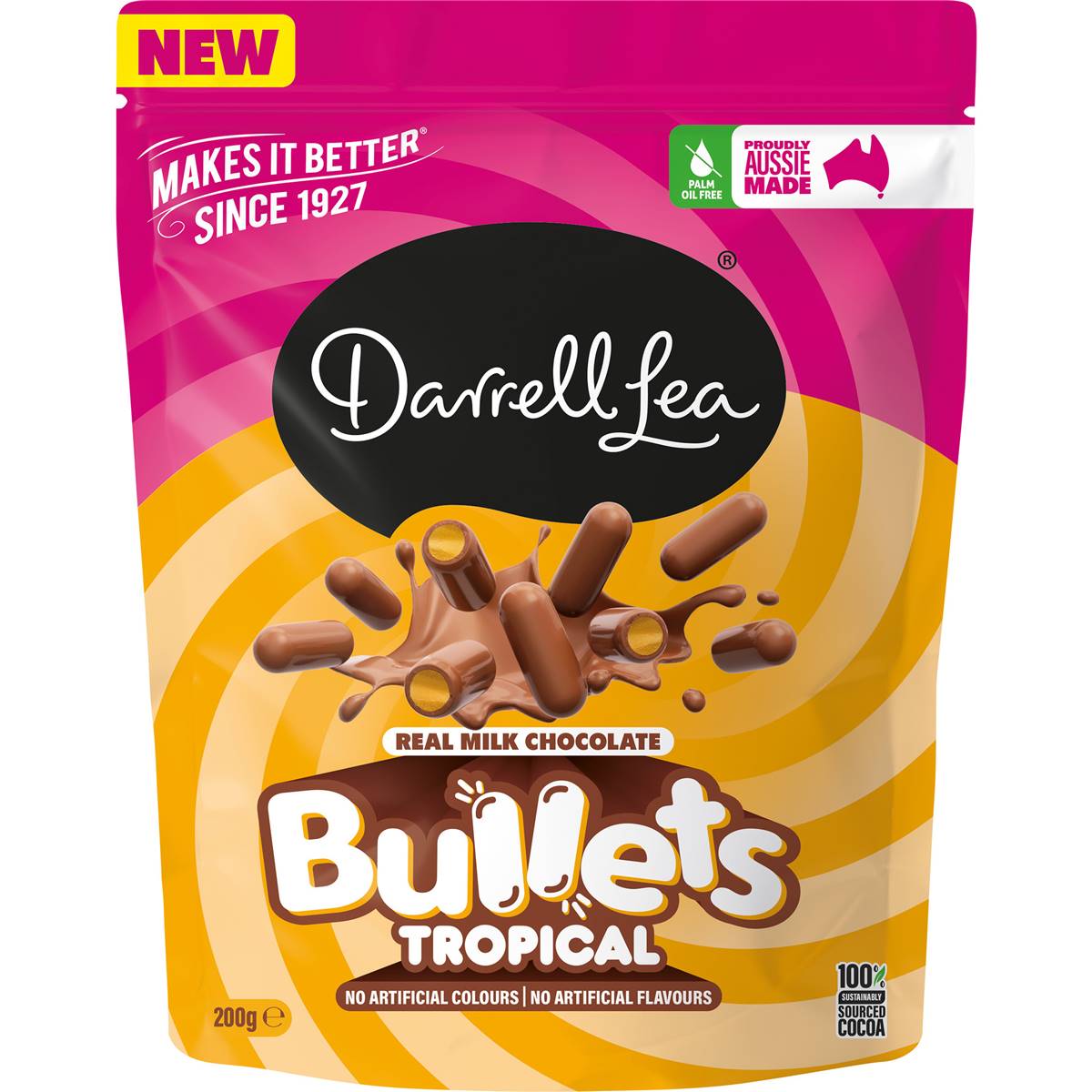 Darrell Lea Bullets Tropical 