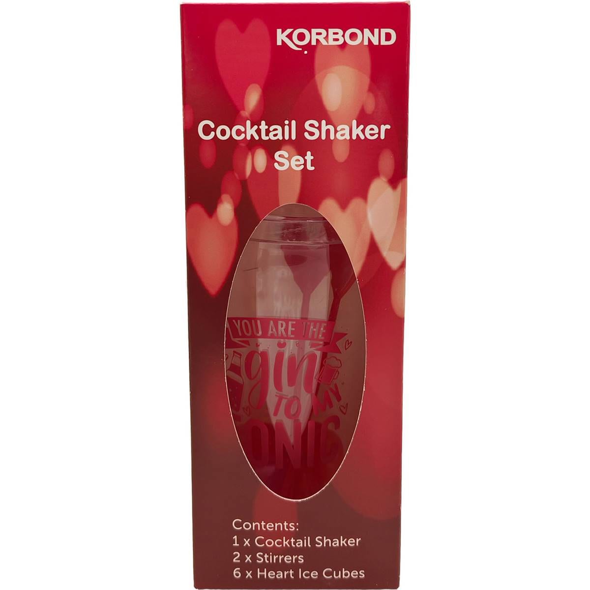 Korbond Cocktail Shaker Set Each Woolworths