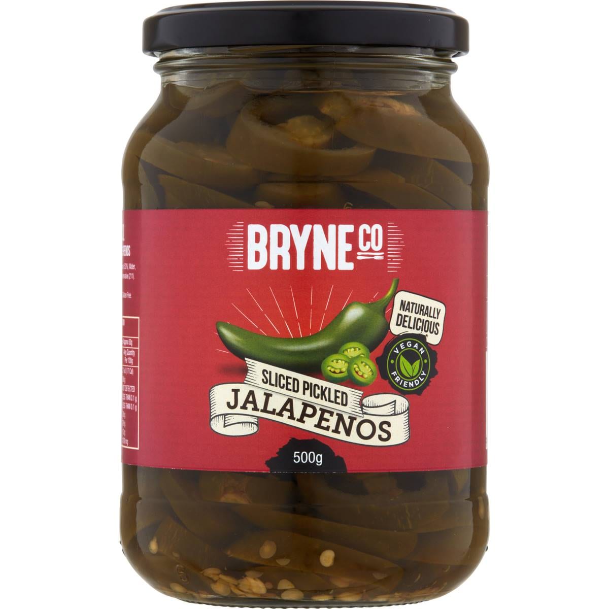 Bryne Co Sliced Pickled Jalapenos 500g Woolworths