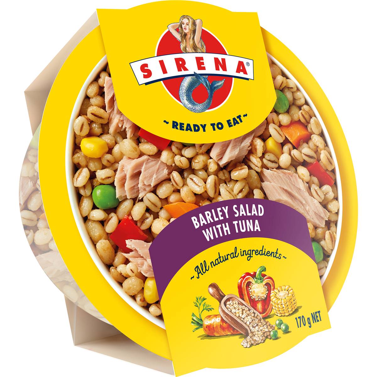 Sirena Barley Salad With Tuna 170g Woolworths