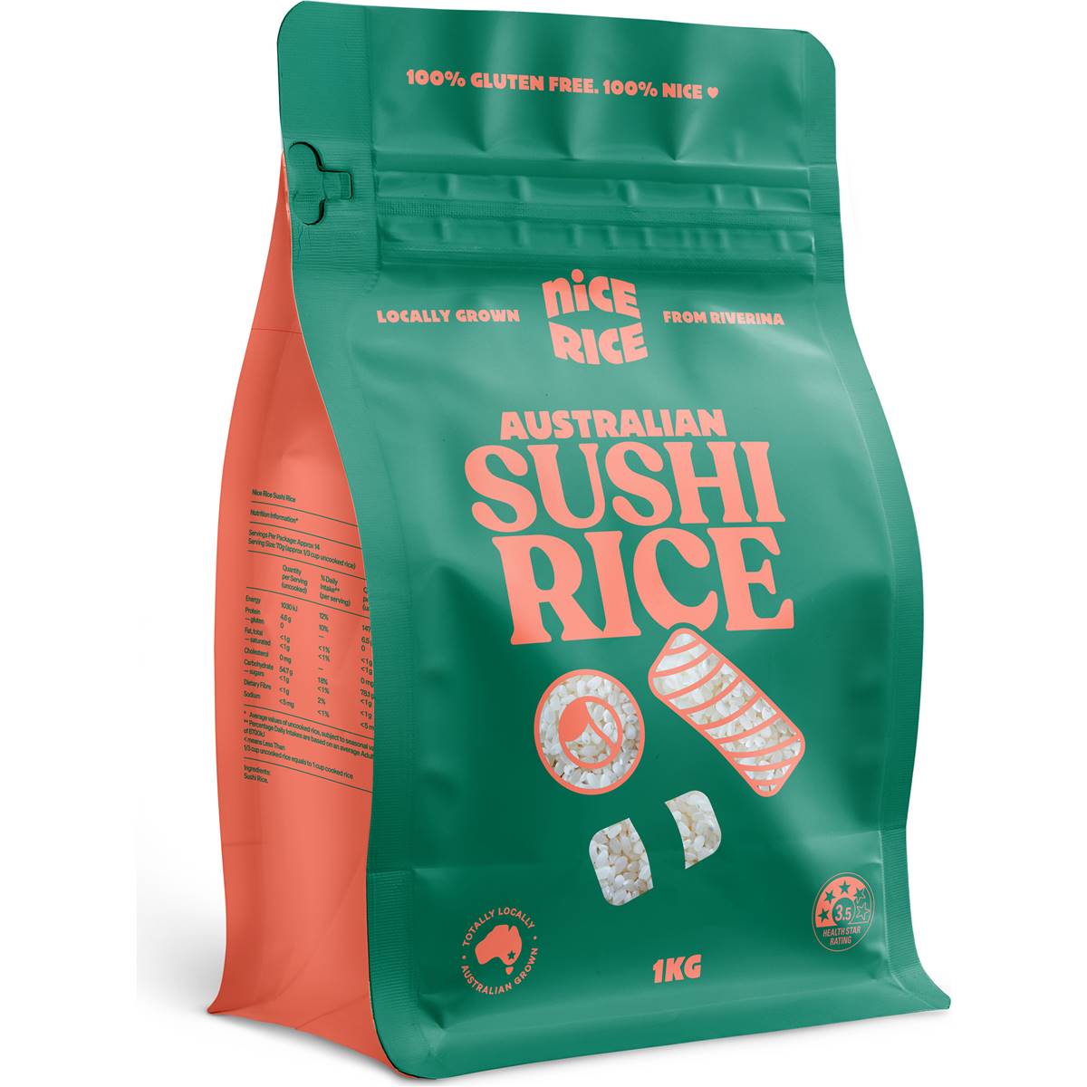 Nice Rice Sushi Rice 1kg | Woolworths