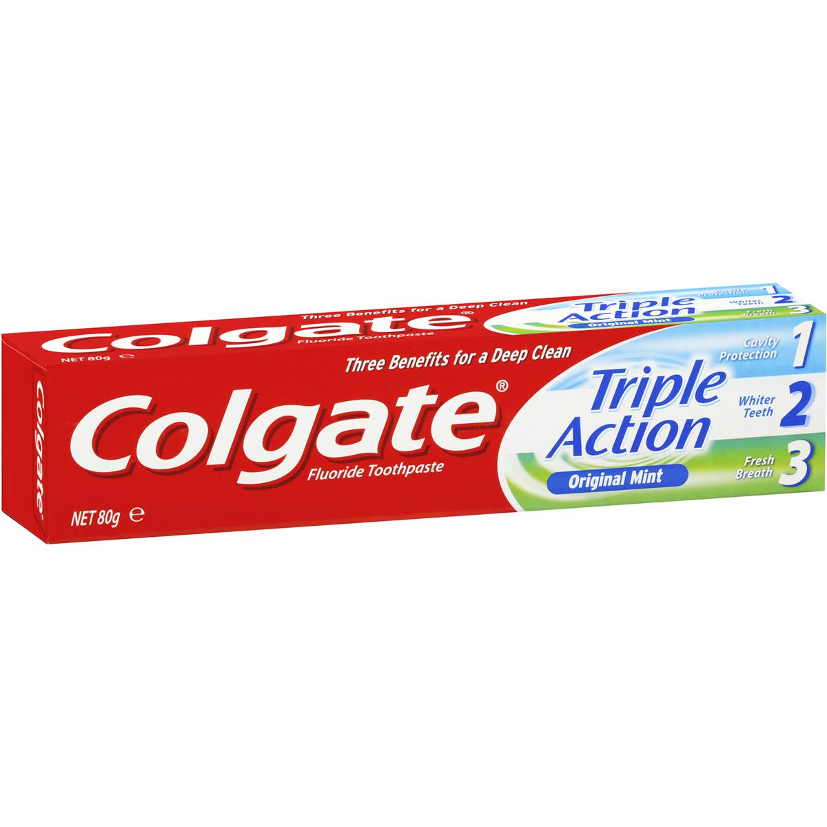 Colgate Toothpaste Triple Action 80g | Woolworths