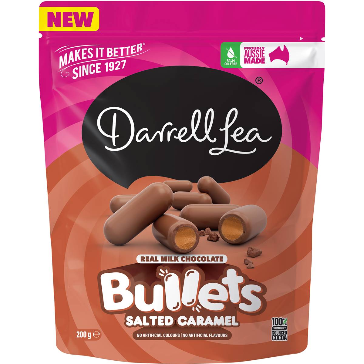 Darrell Lea Salted Caramel Bullets