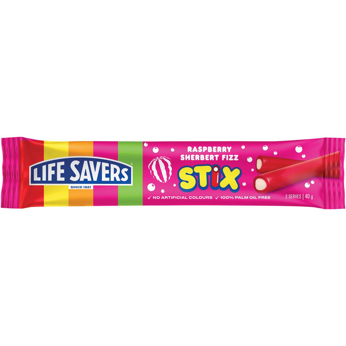 Lifesavers Raspberry Sherbert Fixx Stix