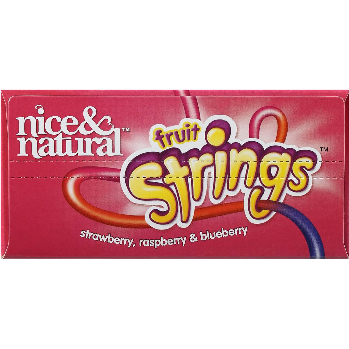 Nice & Natural Fruit Strings Strawberry 136g Woolworths