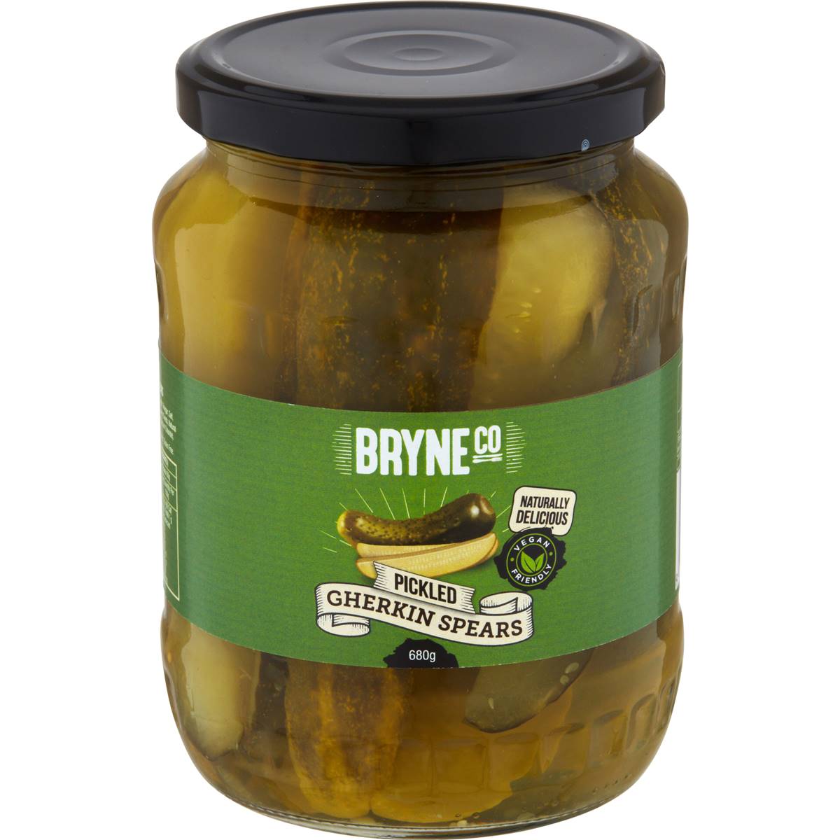 Bryne Co Pickled Gherkin Spears 