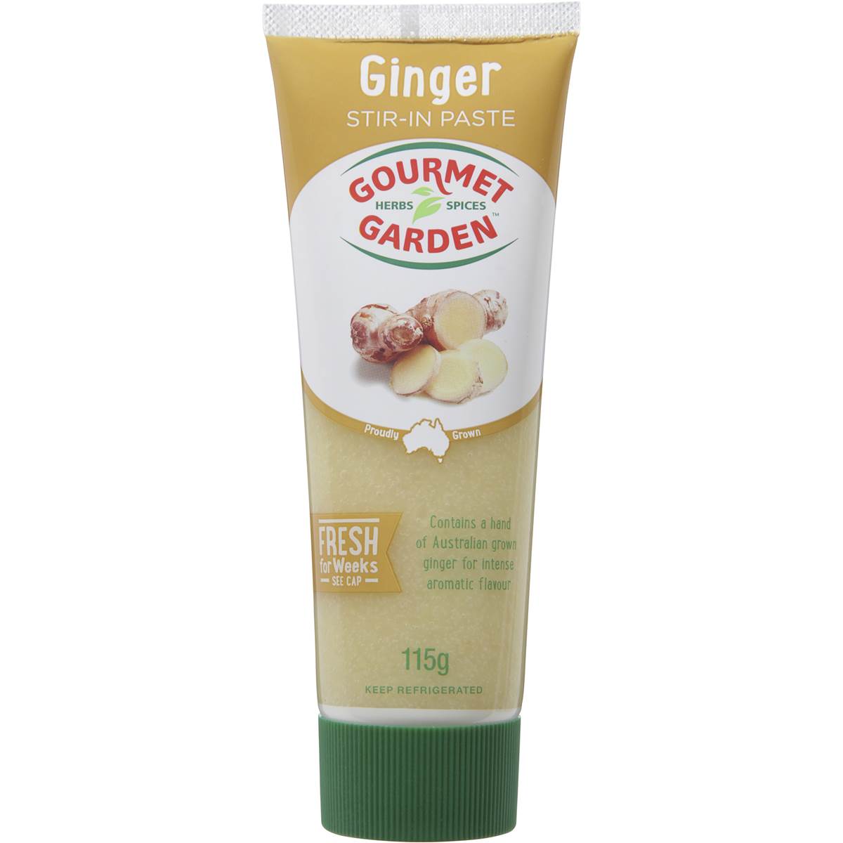 Gourmet Garden Paste Ginger 115g Tube Woolworths