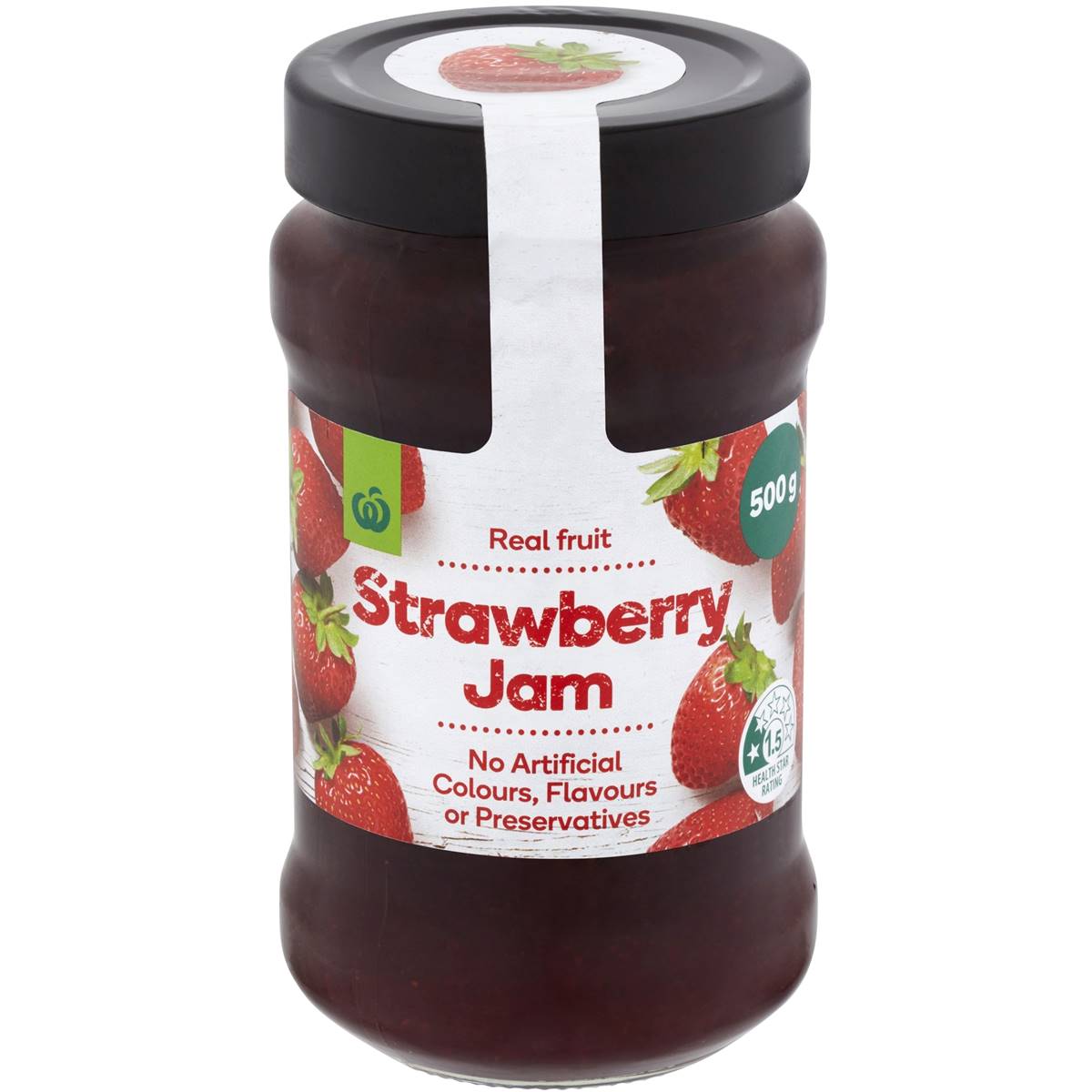 Woolworths Strawberry Jam 500g Woolworths