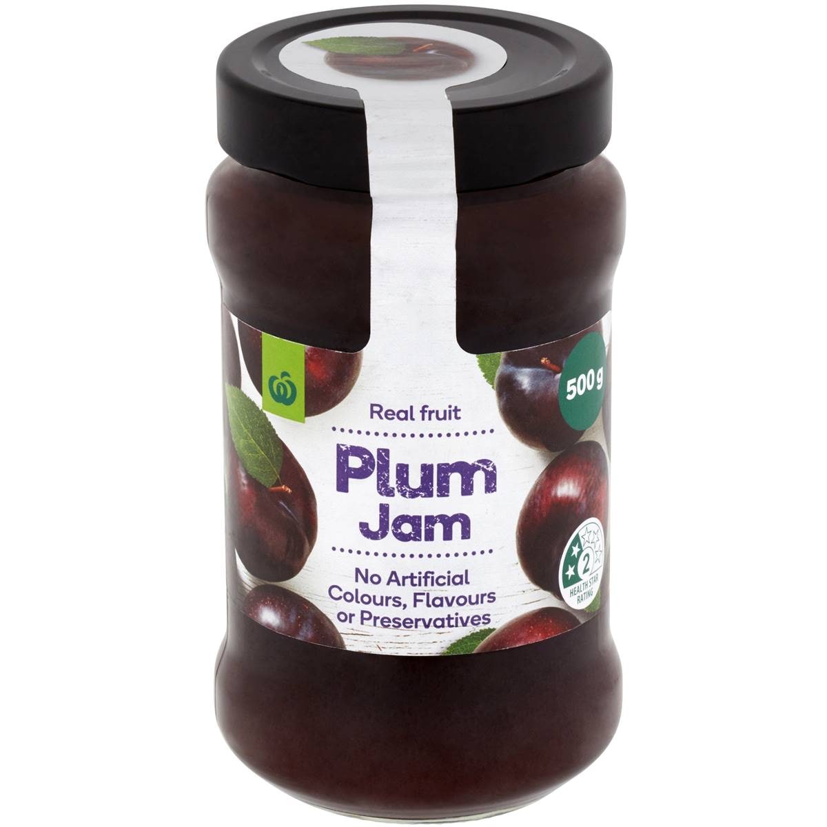 Woolworths Plum Jam 500g Woolworths