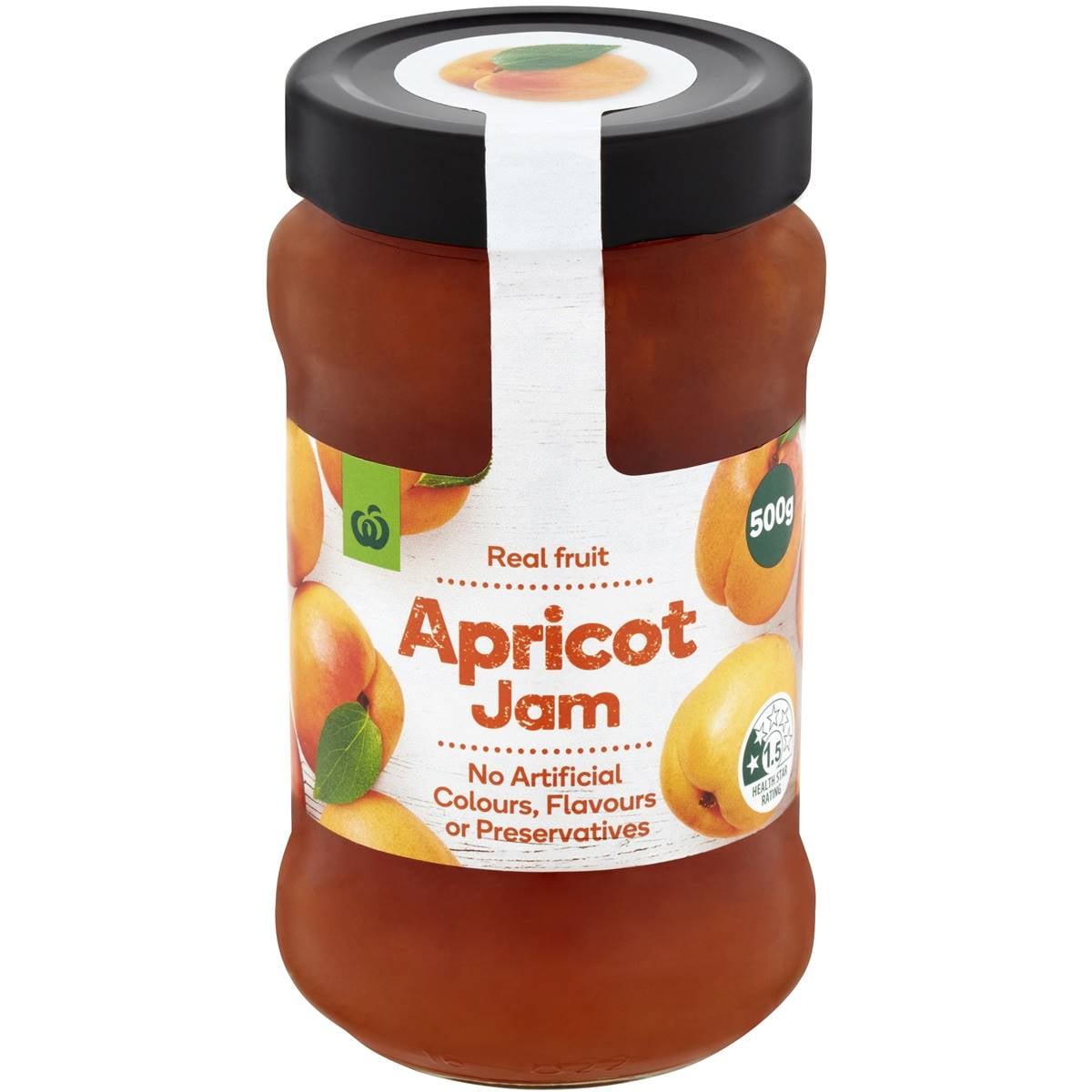 Woolworths Apricot Jam 500g Woolworths