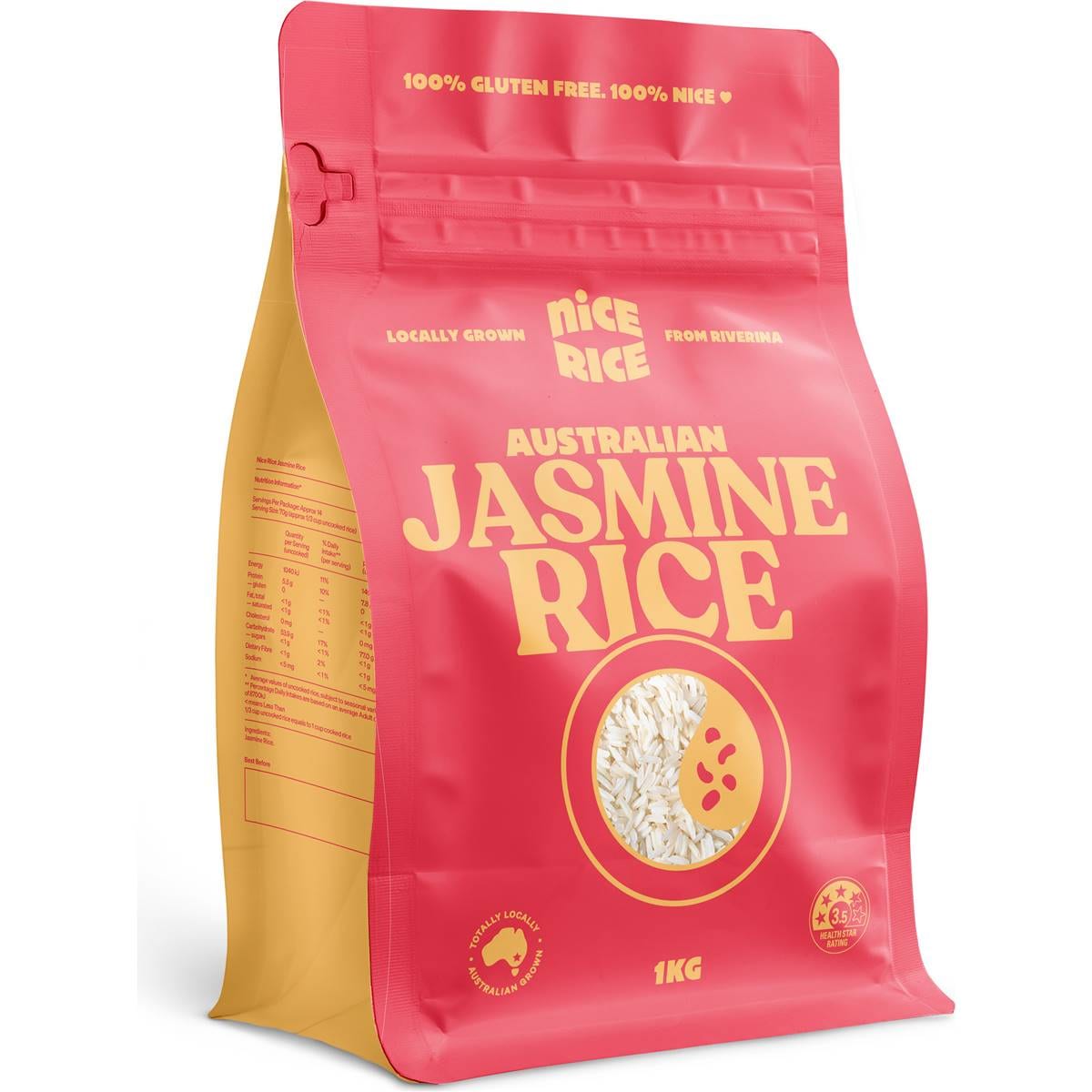 Nice Rice Jasmine Rice 1kg Woolworths