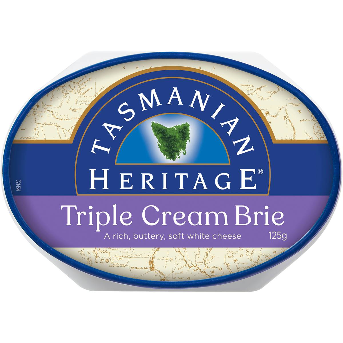 Tasmanian Heritage Triple Cream Oval Brie Cheese 125g | Woolworths