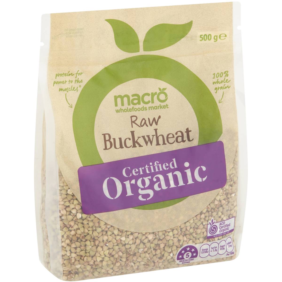 Macro Organic Buckwheat Raw G Woolworths