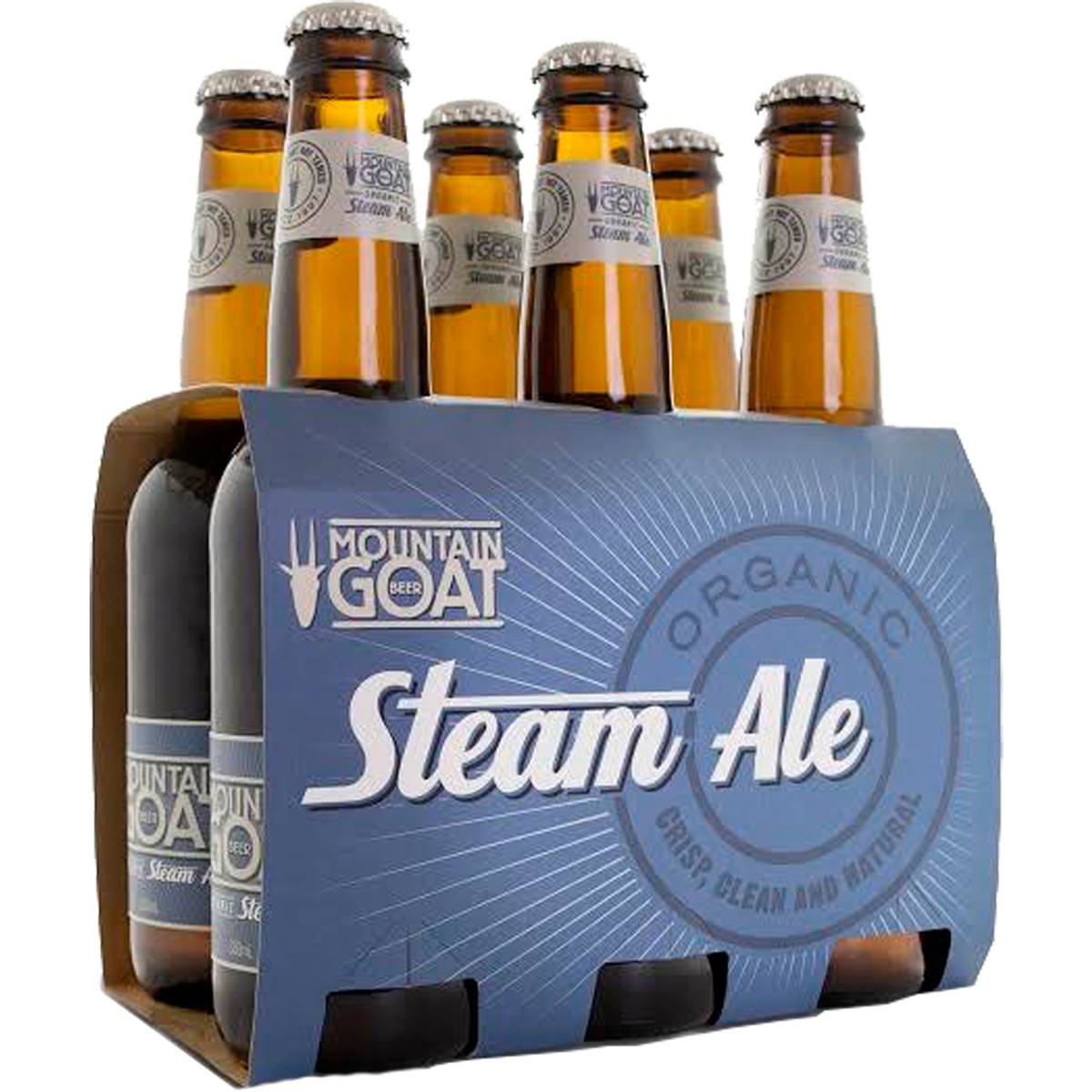 Mountain Goat Organic Steam Ale Bottles