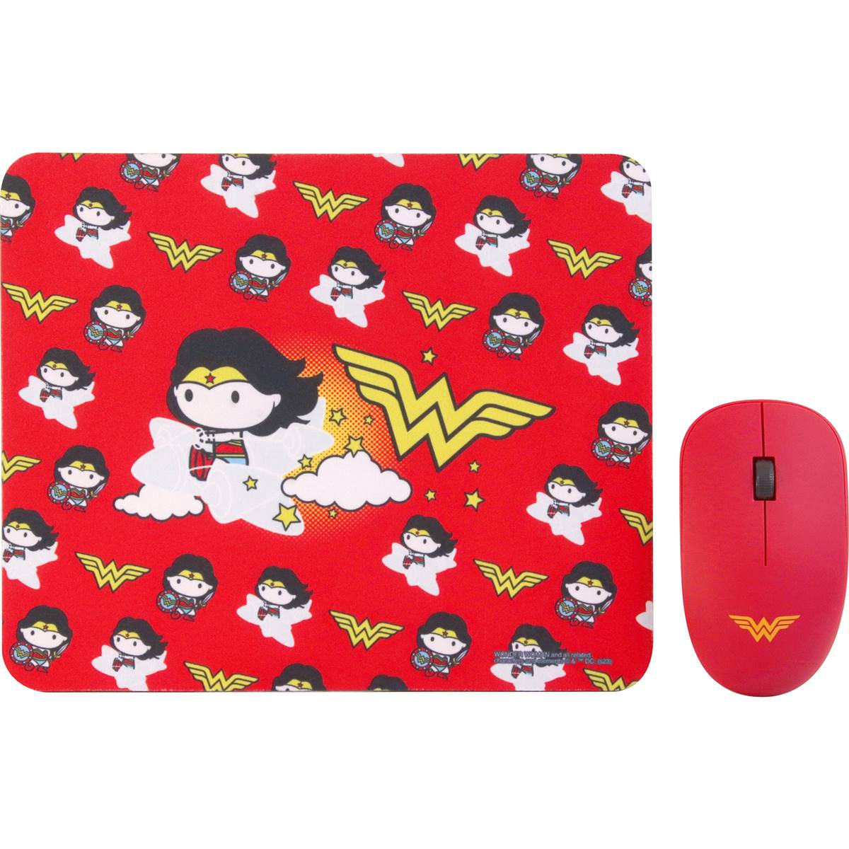 Wonder Woman Wireless Mouse & Mouse Pad Each | Woolworths