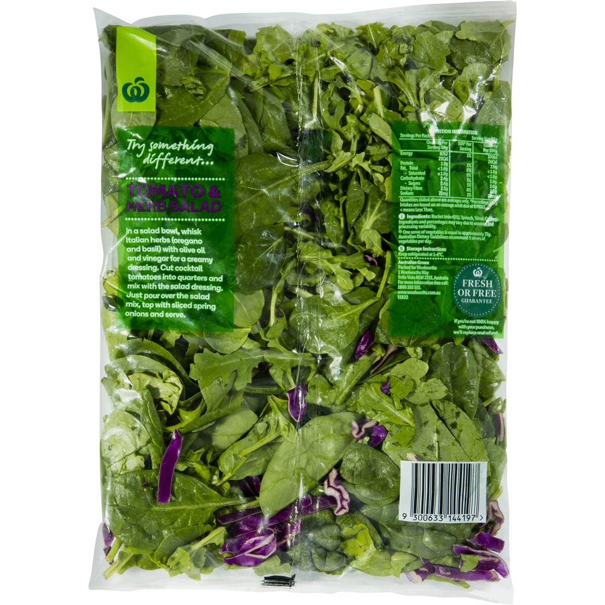 Woolworths Rocket Salad Mix 160g | Woolworths