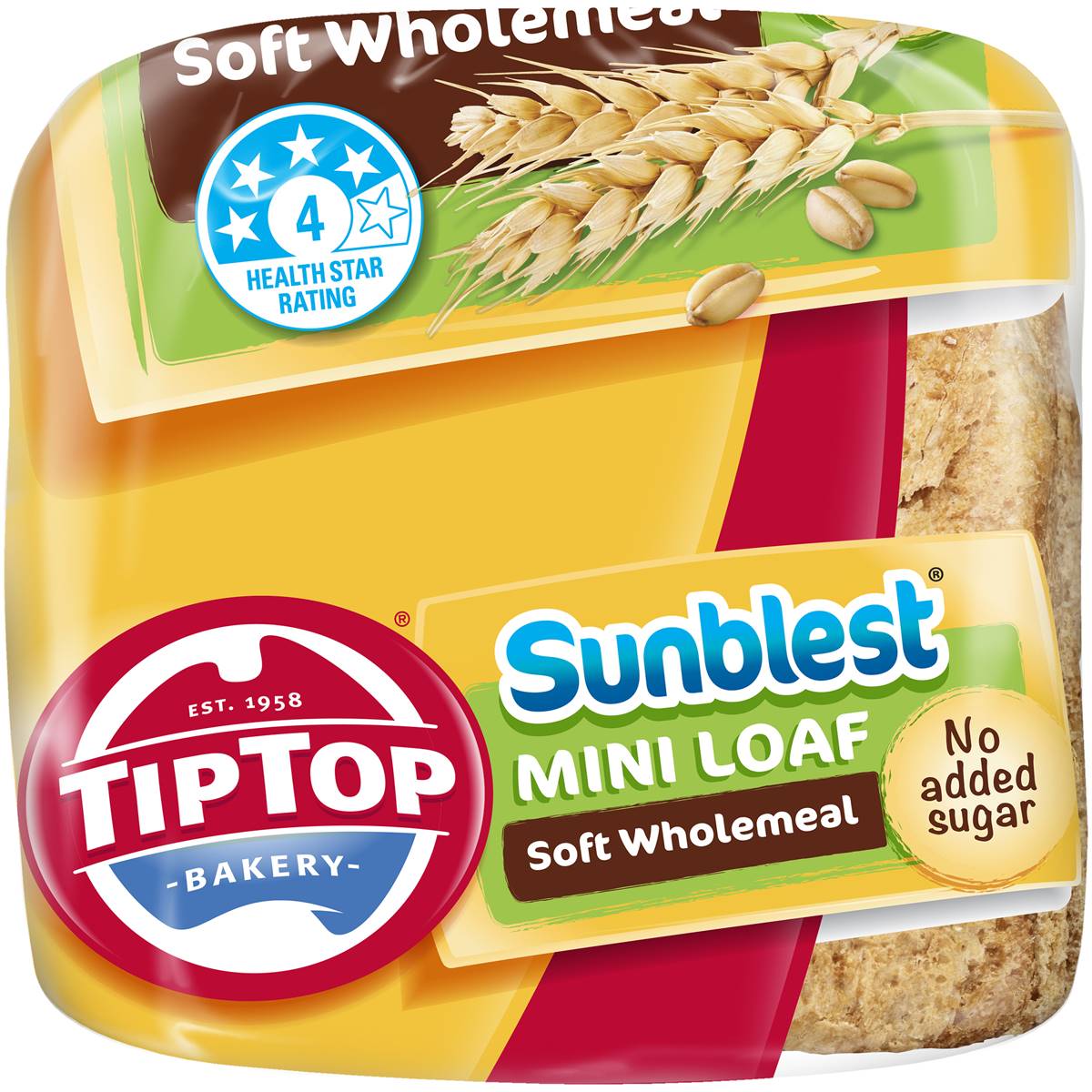 Tip Top Bakery Sunblest Wholemeal Mini Loaf 400g Woolworths