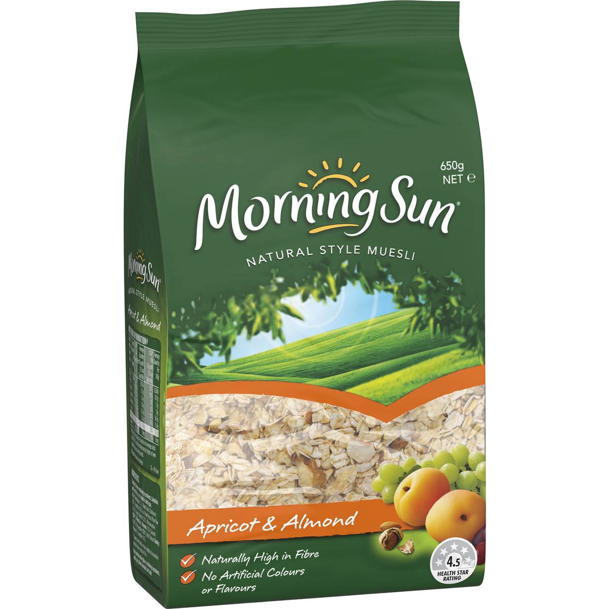 Morning Sun Apricot & Almond Breakfast Cereal 650g Woolworths