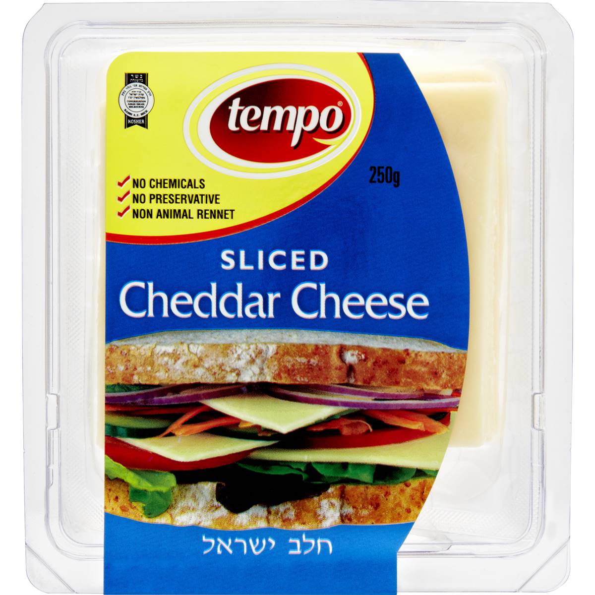 Tempo Cheddar Cheese Slices