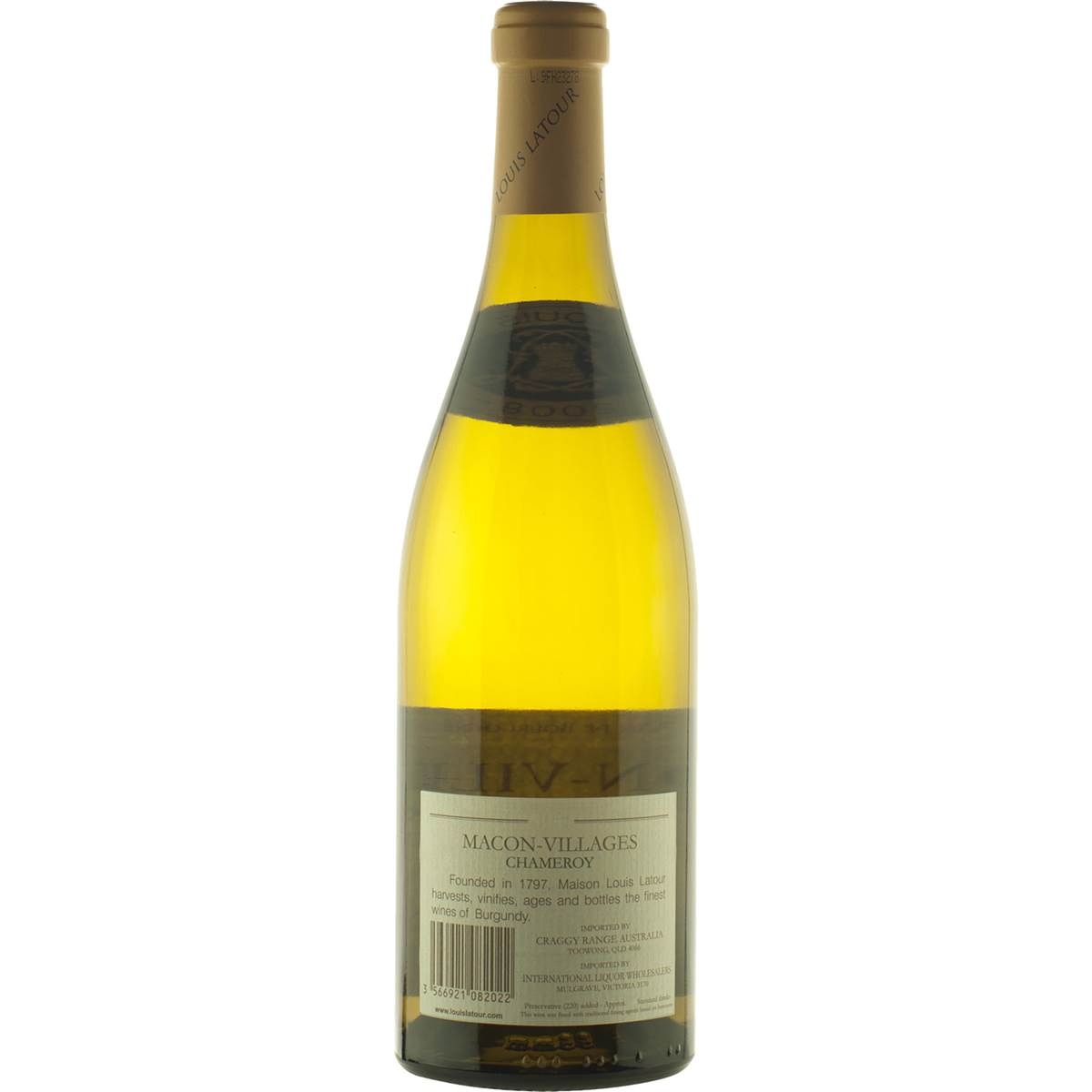 Louis Latour Macon Villages Chameroy 750ml | Woolworths