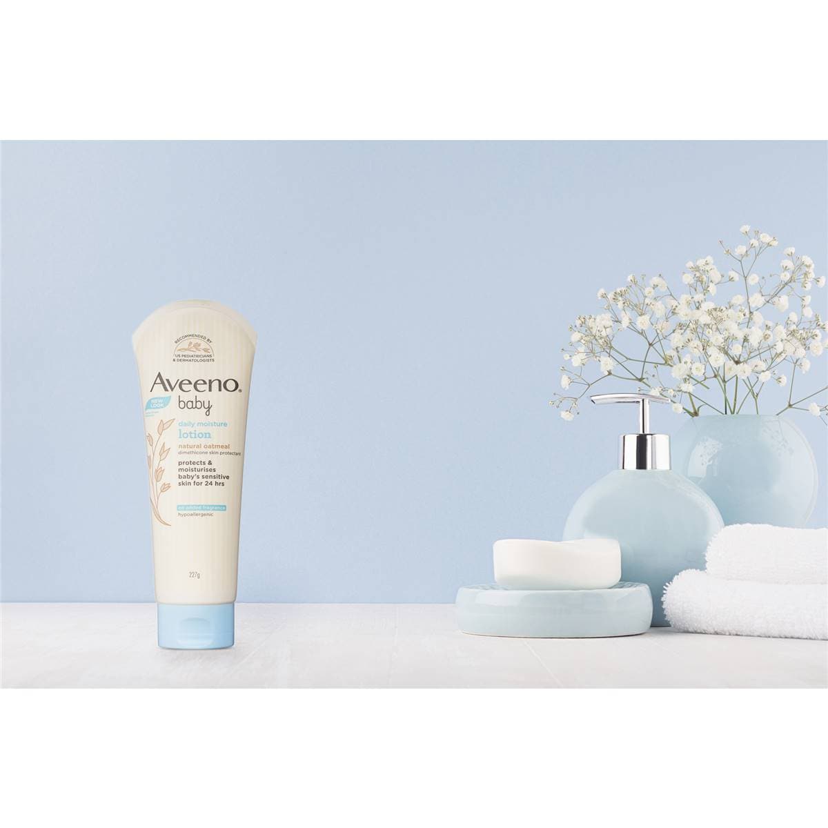 Aveeno Baby Daily Moisture Fragrance Free Baby Lotion 227g Woolworths