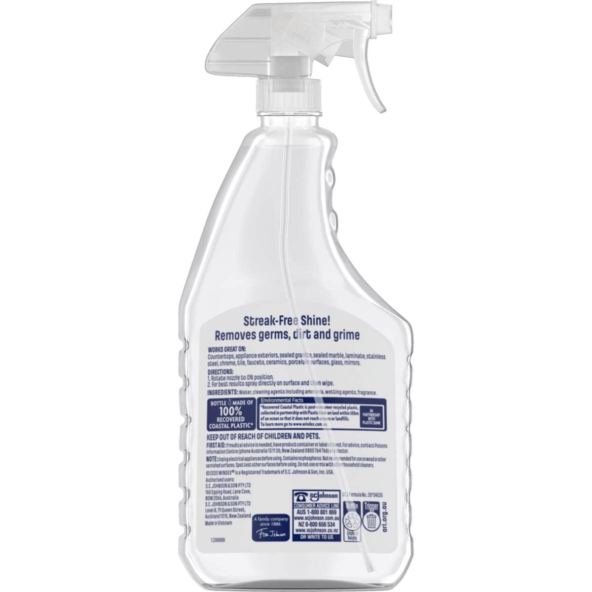 Windex Surface & Glass Multipurpose Cleaner Floral 750ml Woolworths