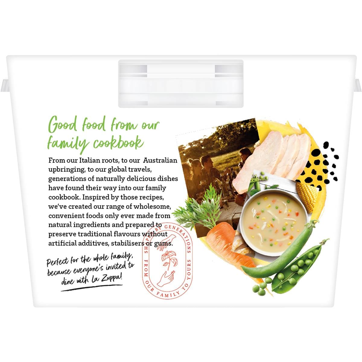La Zuppa Microwave Soup Creamy Chicken & Vegetable 420g Woolworths
