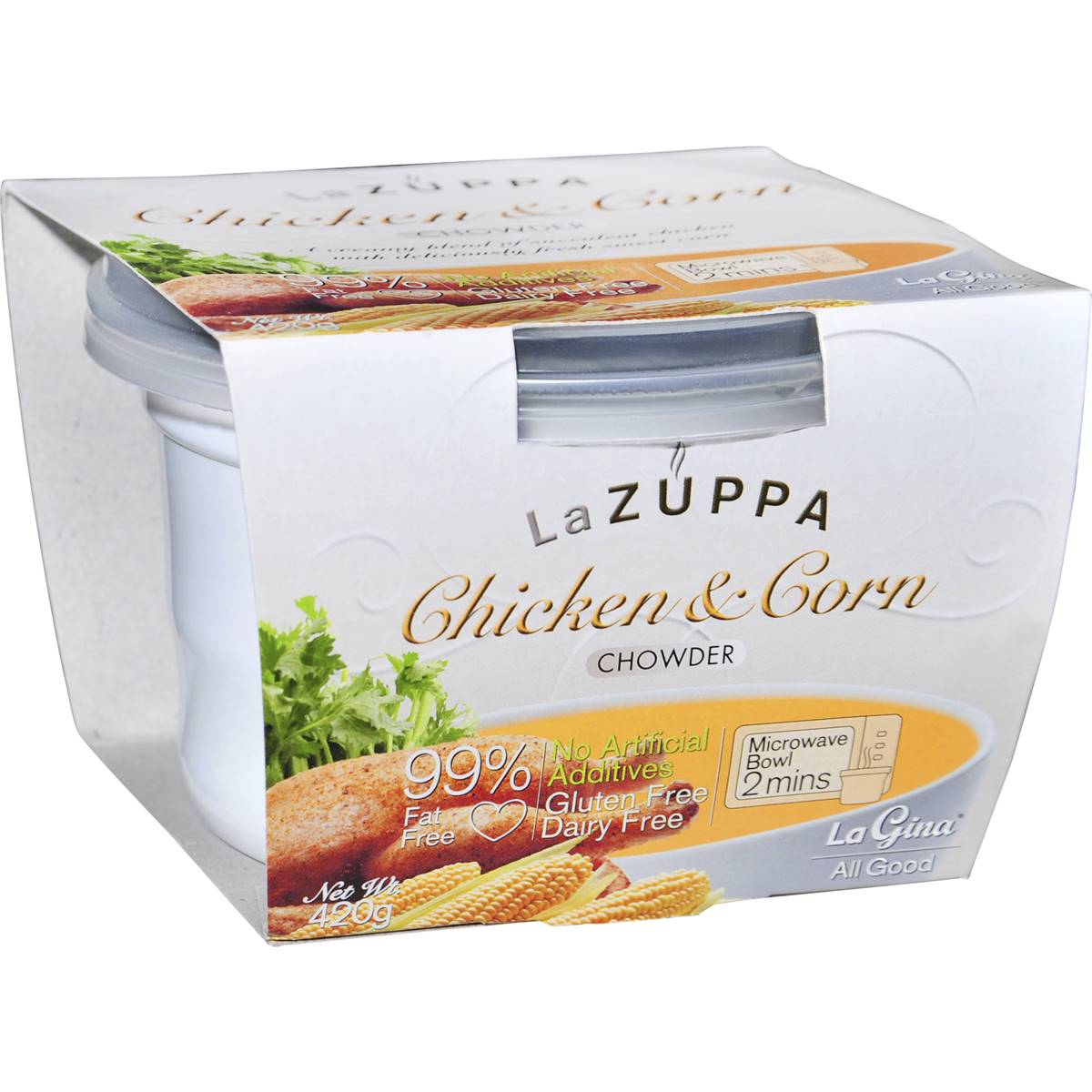 La Zuppa Microwave Soup Chicken & Sweetcorn Chowder
