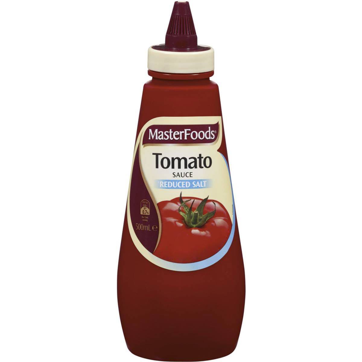 Masterfoods Tomato Sauce Reduced Salt 500ml Woolworths