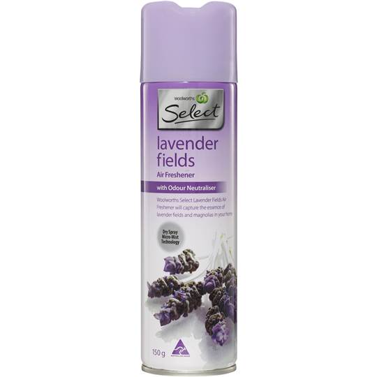 Select Manual Spray Air Freshener Lavender Fields 150g Woolworths