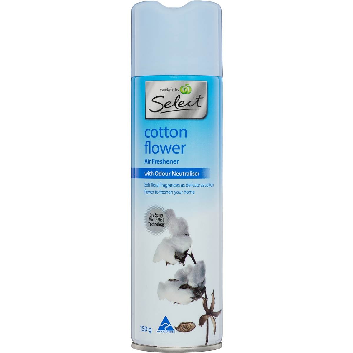 Select Manual Spray Air Freshener Cotton Flower 150g Woolworths
