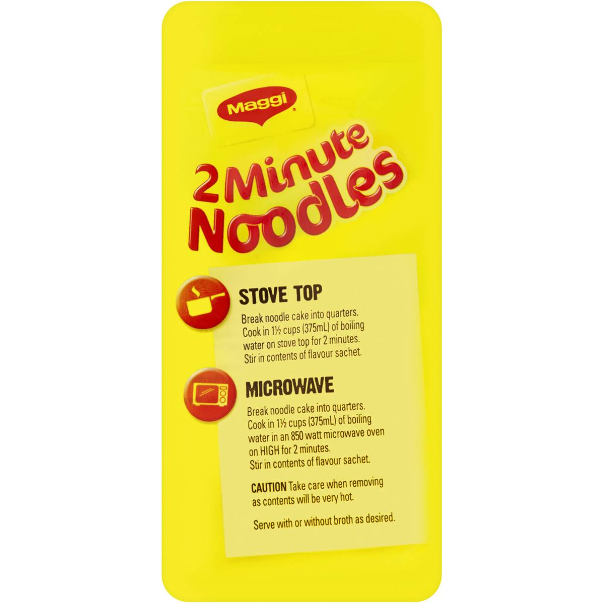 Maggi Chicken 2 Minute Noodles 5pk x 72g Woolworths