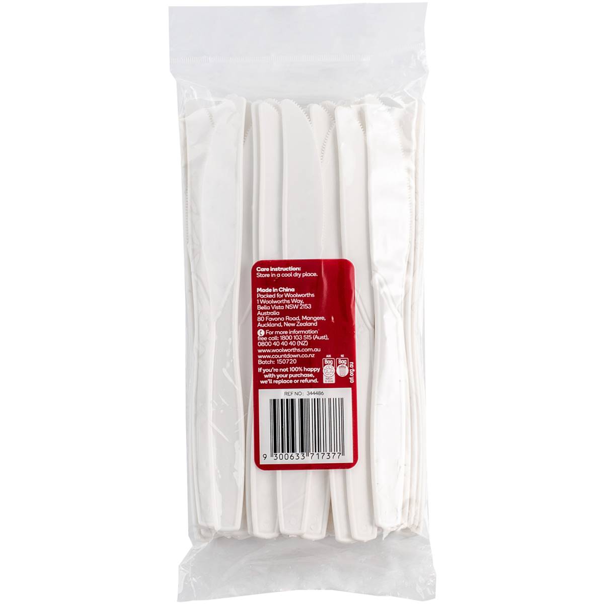 Essentials Plastic Knives 50 Pack Woolworths