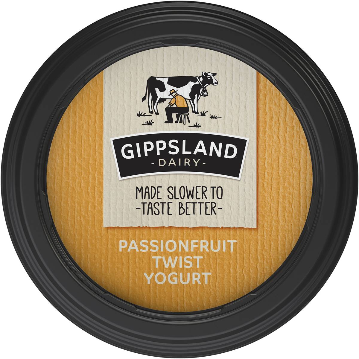 Gippsland Dairy Passionfruit Twist Yoghurt 720g Woolworths