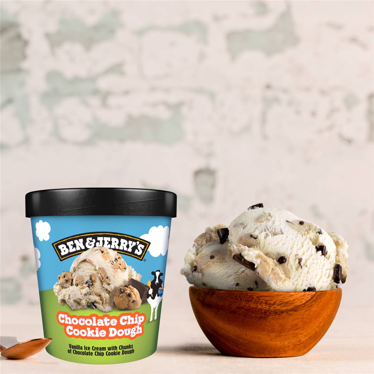 Ben & Jerry's Ice Cream Tub Chocolate Chip Cookie Dough 458ml | Woolworths