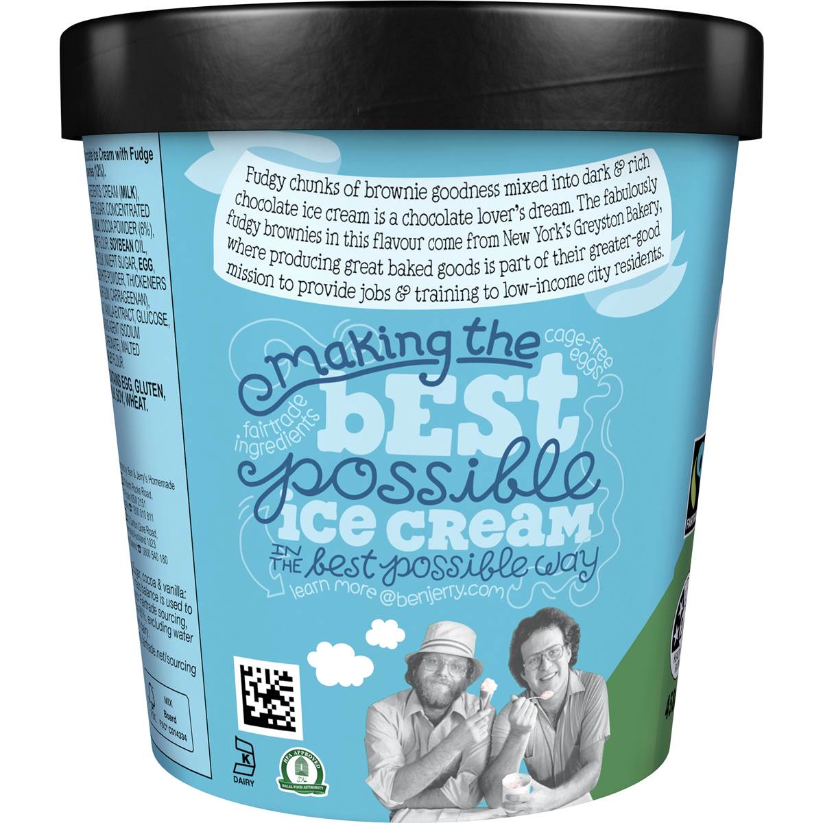 Ben & Jerry’s Ice Cream Tub Chocolate Fudge Brownie 458 Ml Woolworths