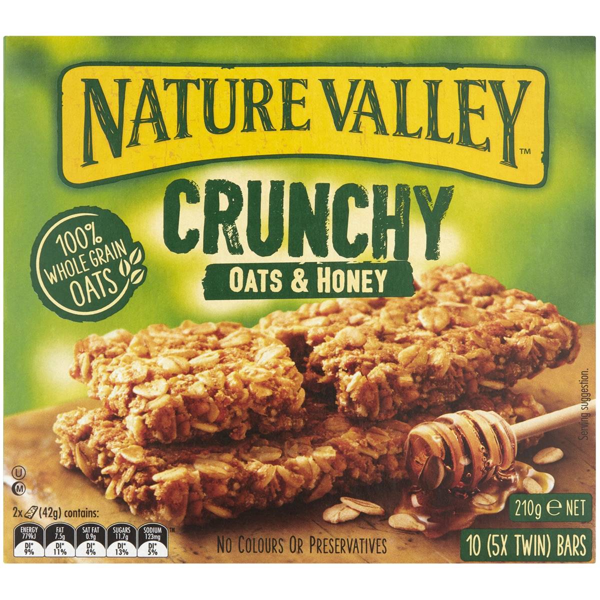 Nature Valley Crunchy Oats And Honey Bars 5 Pack | Woolworths