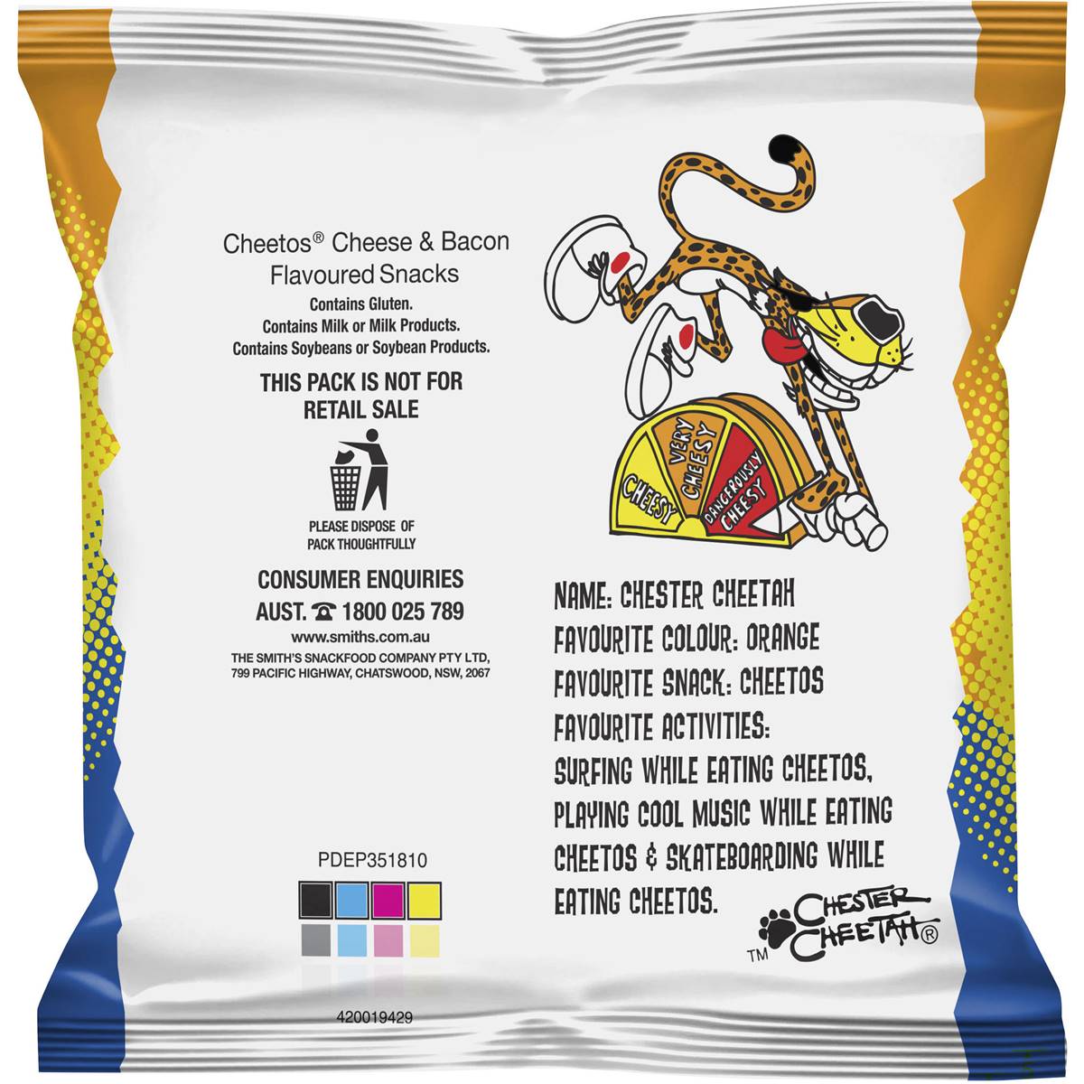 Cheetos Multipack Cheese & Bacon Balls 6pk 102g Woolworths