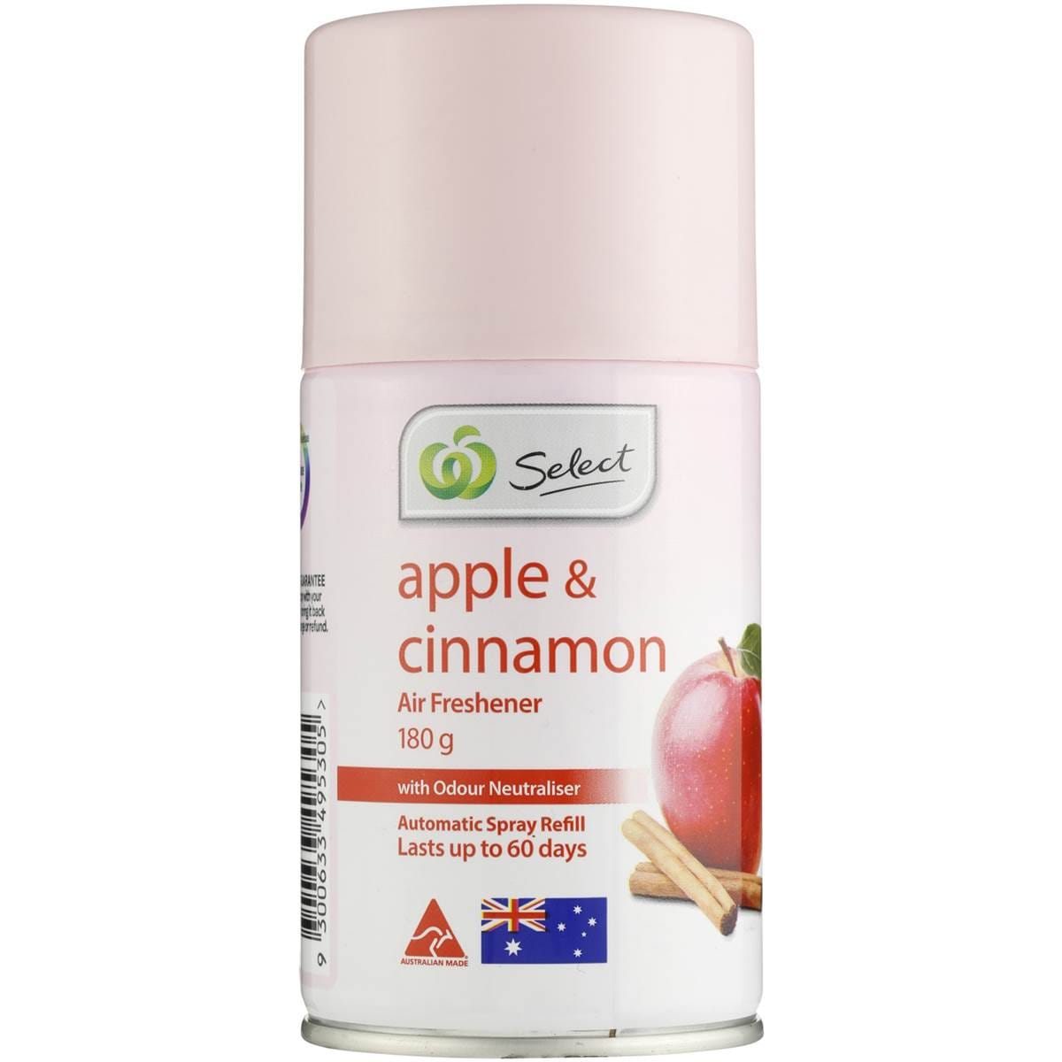Select Automatic Air Freshener Refill Apple & Cinnamon 180g Woolworths